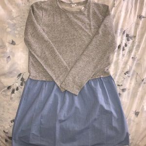 NWT J. Crew cotton mixed media dress!